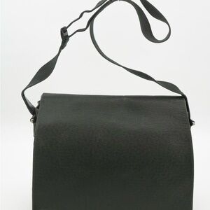 Louis Vuitton Textured Dark Green Crossbody Bag W/COA